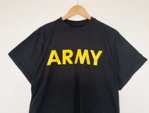 Printed ‘Army’ t-shirt (M)