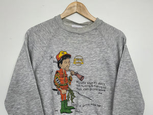 Printed ‘Hunter’ sweatshirt (S)