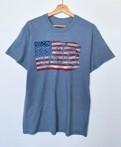 USA printed t-shirt (M)
