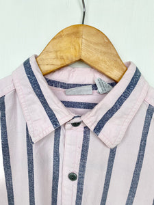 90s Striped shirt (L)