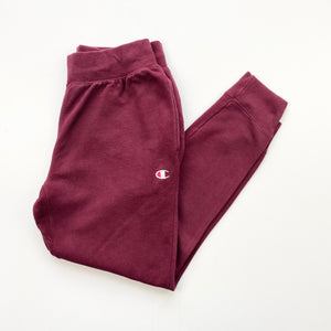 Champion burgundy sweatpants hotsell