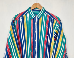 90s Striped shirt (M)
