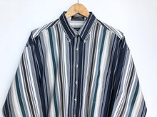 Load image into Gallery viewer, 90s Striped shirt (L)