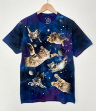 Load image into Gallery viewer, Space Cat Tie-Dye T-shirt (M)