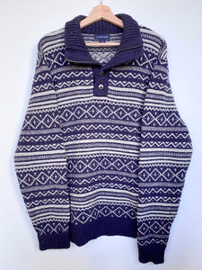 90s Grandad jumper (L)