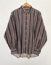 Load image into Gallery viewer, Cord striped shirt (XL)