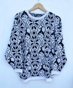 90s Grandad jumper (M)