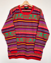 Load image into Gallery viewer, 90s Grandad jumper (L)