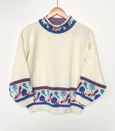 90s Grandad jumper (S)