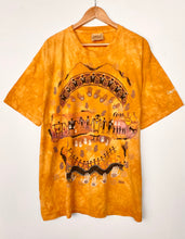Load image into Gallery viewer, Aztec Print Tie-Dye t-shirt (XL)