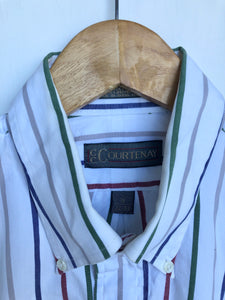 90s Striped shirt (L)