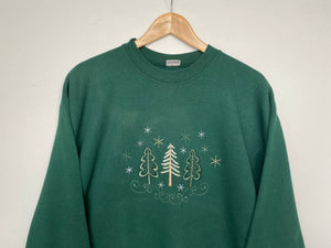 Embroidered ‘Trees’ sweatshirt (L)