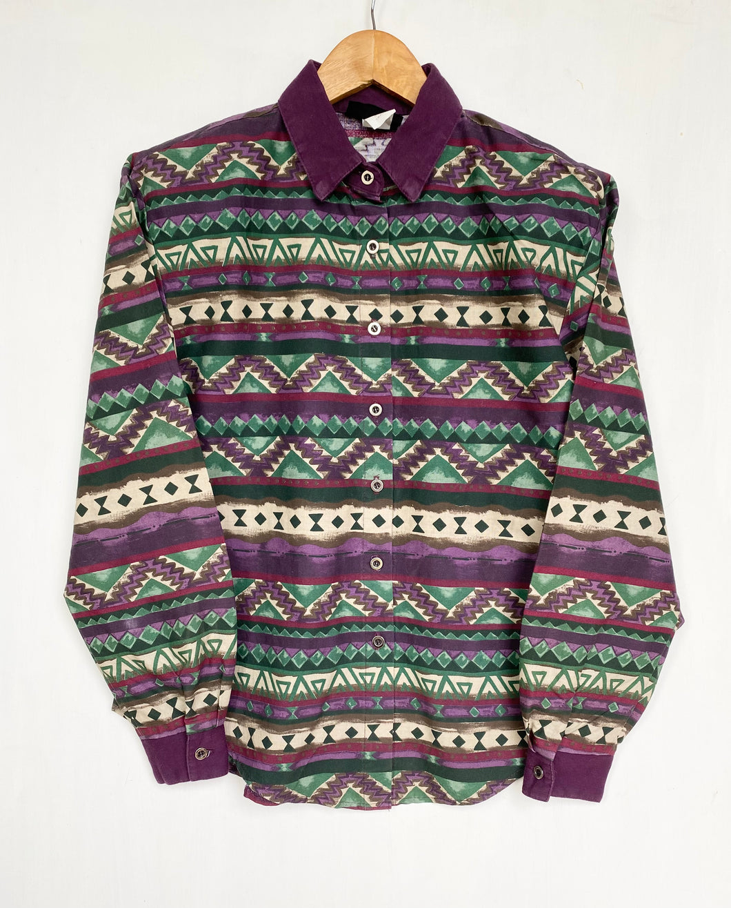 Crazy print shirt (S)