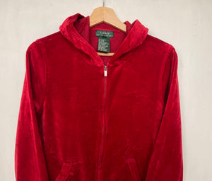 Ralph Lauren velour hoodie (S)