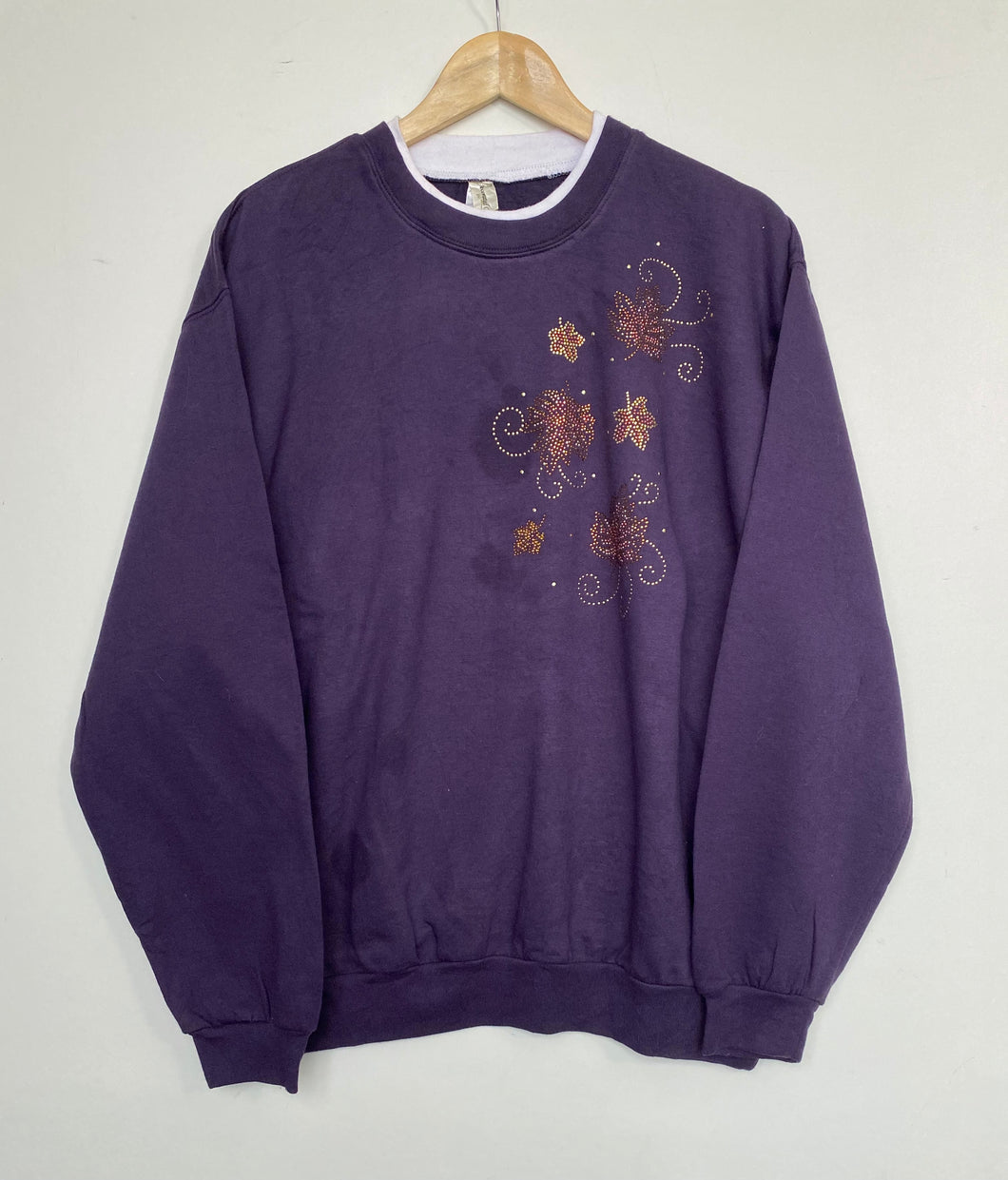 Printed ‘Leaf’ sweatshirt (XL)