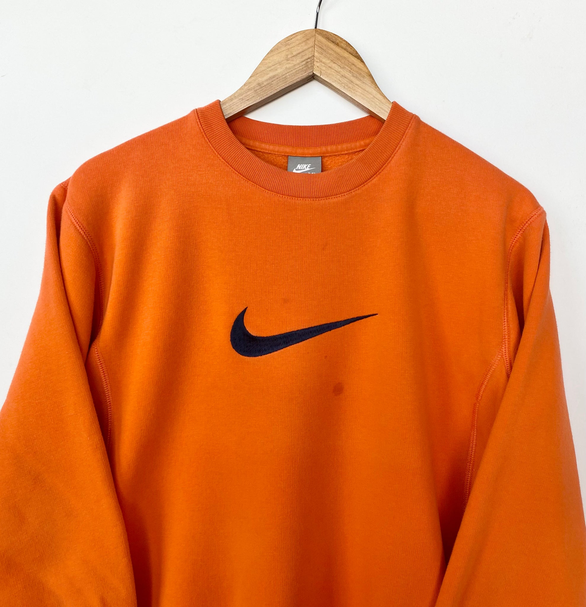 Nike Sweatshirt Orange S Red Cactus Vintage