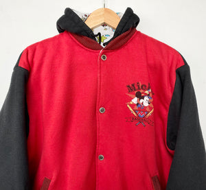 80s Disney Mickey Baseball Jacket (S)