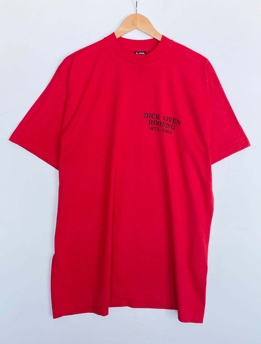 Printed ‘Dick Roofing’ t-shirt (XL)