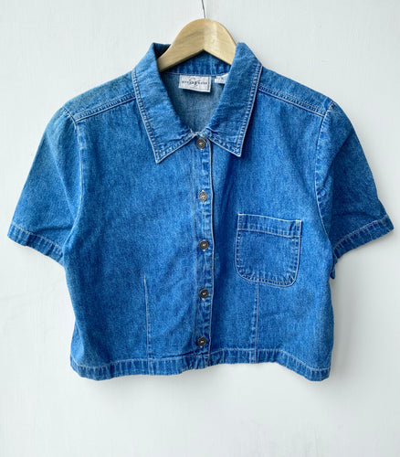 Cropped Denim shirt (L)