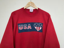 Load image into Gallery viewer, Printed ‘USA’ sweatshirt (L)