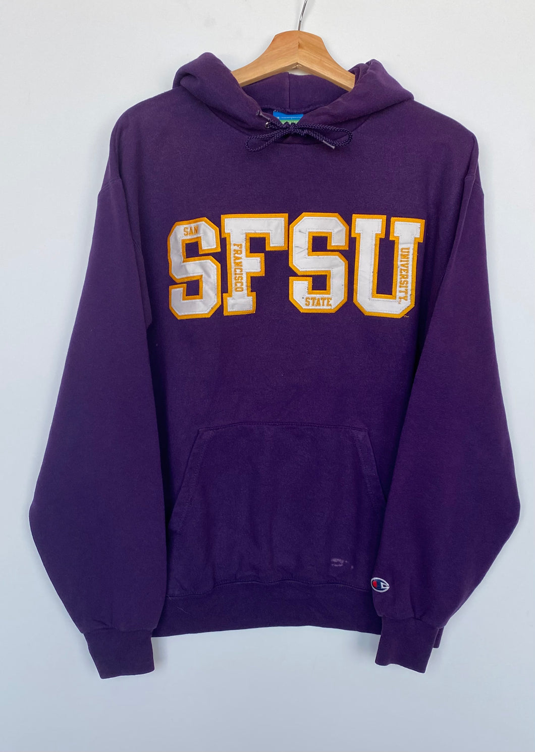 Champion SFSU hoodie M Red Cactus Vintage