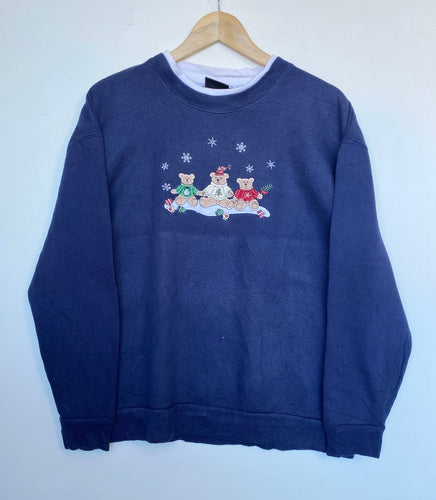 Embroidered ‘Bear’ sweatshirt (M)