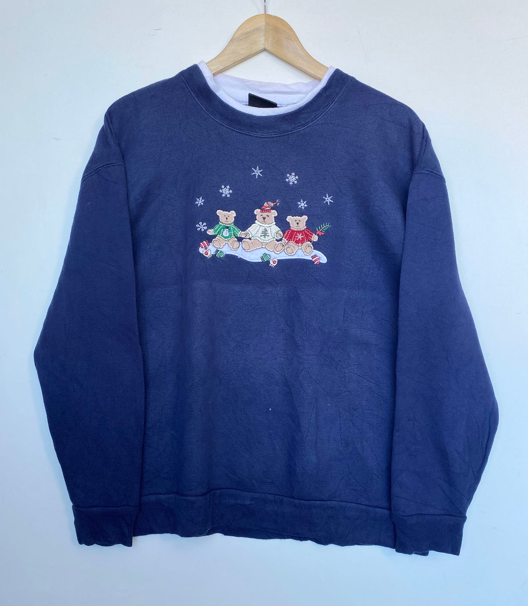 Embroidered ‘Bear’ sweatshirt (M)