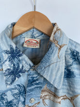 Load image into Gallery viewer, Crazy print ‘Swordfish’ shirt (L)