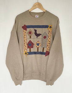 Embroidered ‘Bird’ sweatshirt (XL)