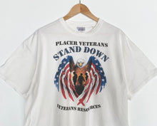 Load image into Gallery viewer, 90s US Veterans Eagle t-shirt (XL)
