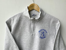 Load image into Gallery viewer, Printed ‘Westfield Theatre’ 1/4 zip (S)
