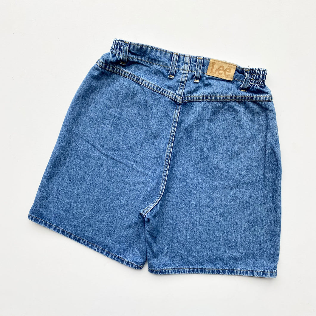 90s Lee Denim Shorts W28 Red Cactus Vintage