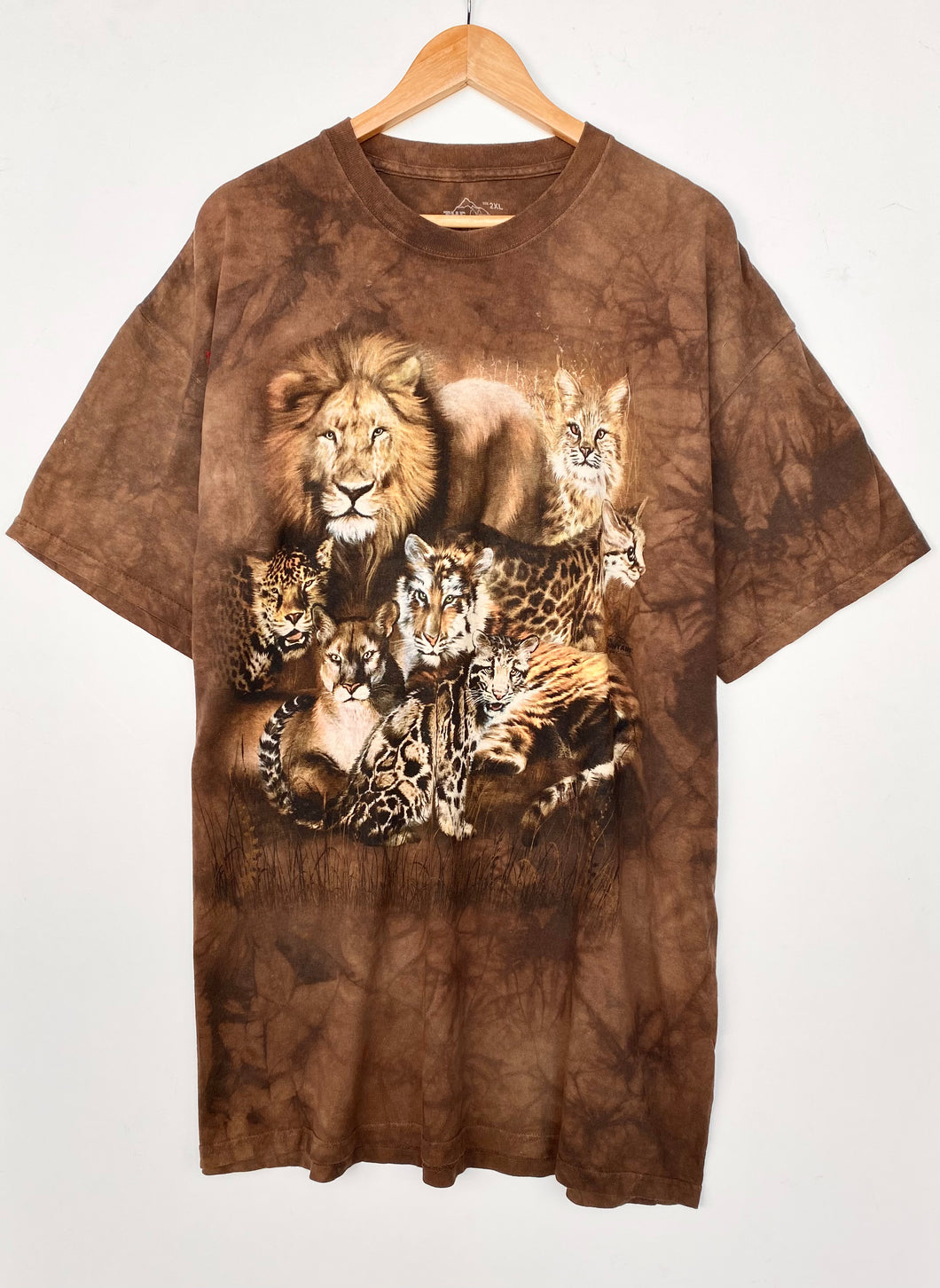 Big Cat Tie-Dye t-shirt (2XL)