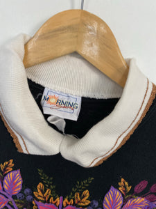 Printed ‘Autumnal’ sweatshirt (S)