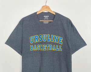 Printed ‘Ursuline Basketball’ t-shirt (L)