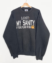 Load image into Gallery viewer, Lee ‘Sanity’ Printed sweatshirt (L)