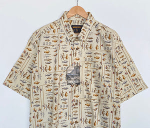 Woolrich Fishing Print Shirt (2XL)