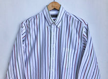 Load image into Gallery viewer, 90s Striped shirt (L)