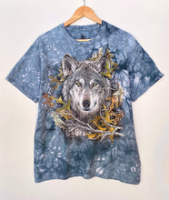 Load image into Gallery viewer, Wolf Tie-Dye T-shirt (L)