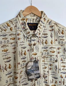 Woolrich Fishing Print Shirt (2XL)