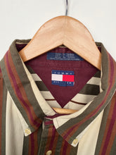 Load image into Gallery viewer, 90s Tommy Hilfiger striped shirt (2XL)