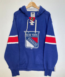 NHL New York Rangers hoodie L Red Cactus Vintage
