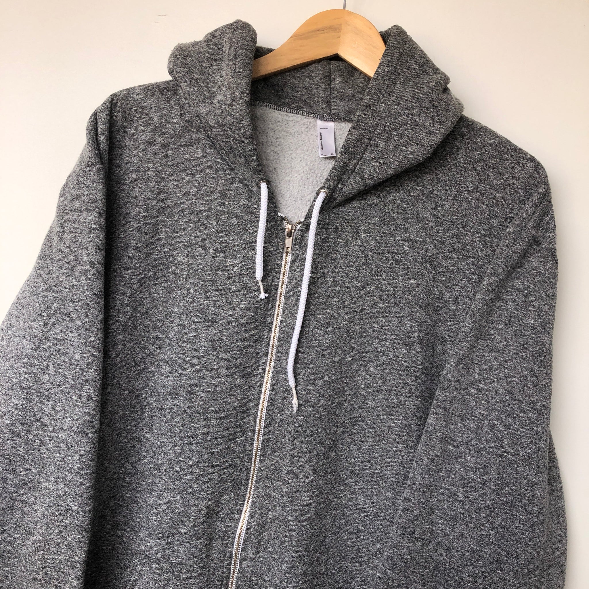 American apparel deals fleece hoodie