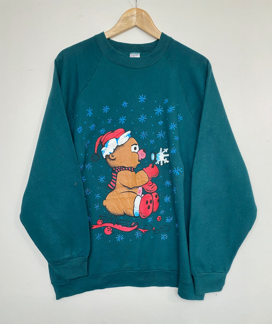 Printed ‘Bear’ sweatshirt (XL)