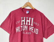 Load image into Gallery viewer, Printed ‘Hilton Head Island’ t-shirt (L)