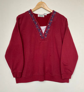Embroidered sweatshirt (L)