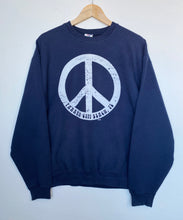Load image into Gallery viewer, Printed ‘Peace’ sweatshirt (M)