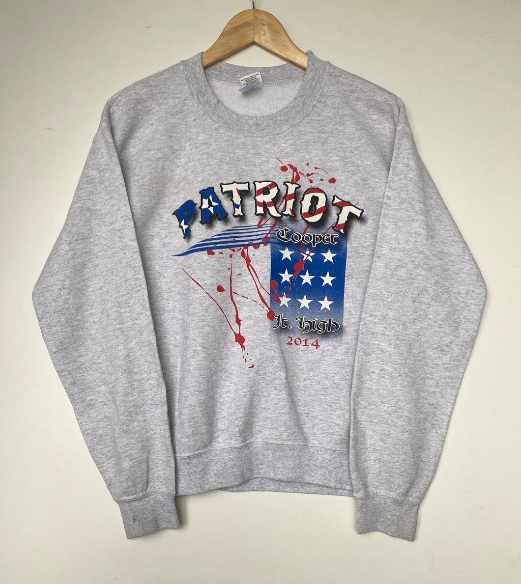 Printed ‘Patriots’ sweatshirt (S)