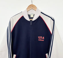 Load image into Gallery viewer, 90s Adidas USA track jacket (XL)