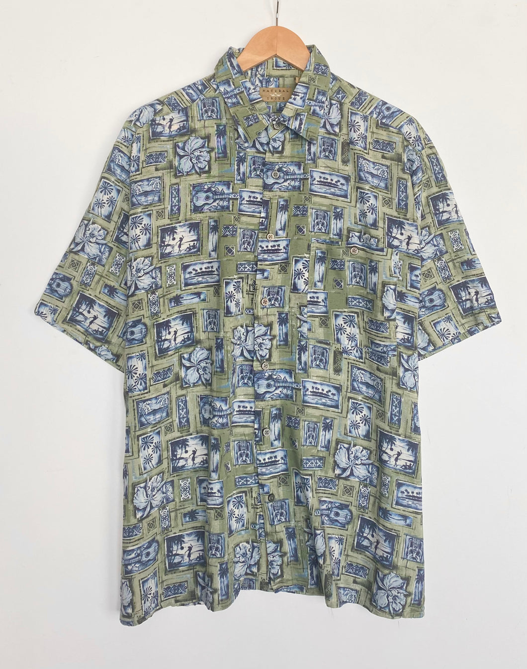 Crazy print shirt (L)